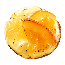 ヤドカリチーズケーキ オレンジパイン