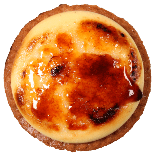 ヤドカリチーズケーキ キャラメル林檎